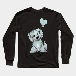 hund und Luftballon Long Sleeve T-Shirt